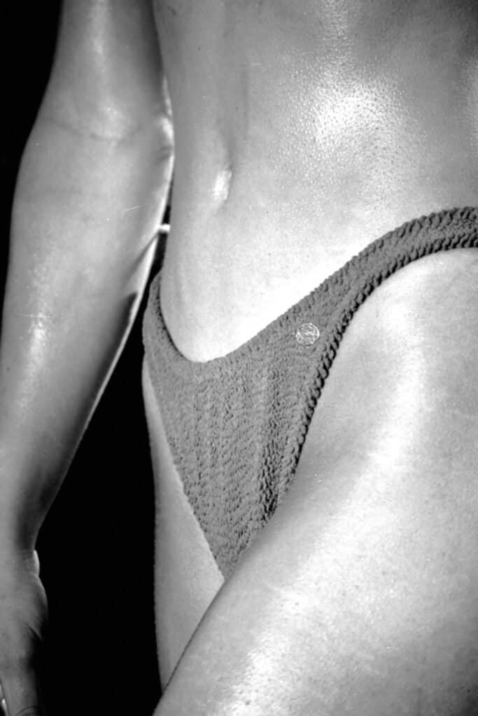 Abstract black and white fine art nude body detail